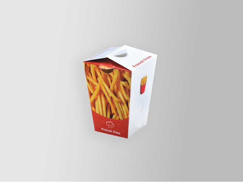 Cone French Fries Box Printing (Takeaway)