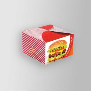 Simple Burger Box Printing