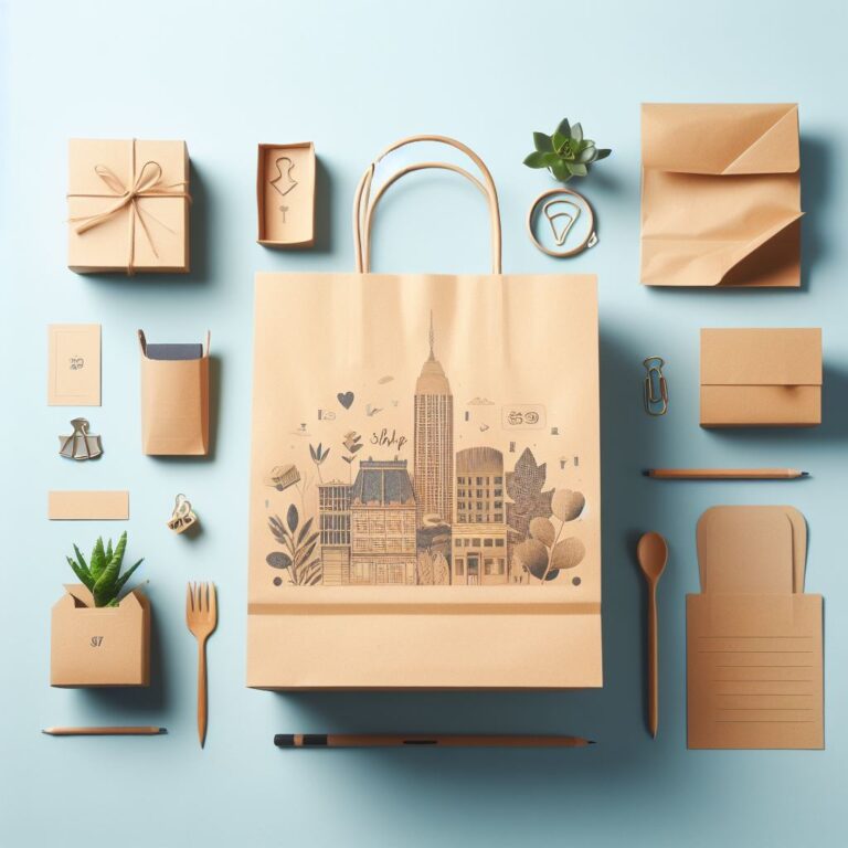 Custom Kraft Paper Bags for Businesses in Dubai