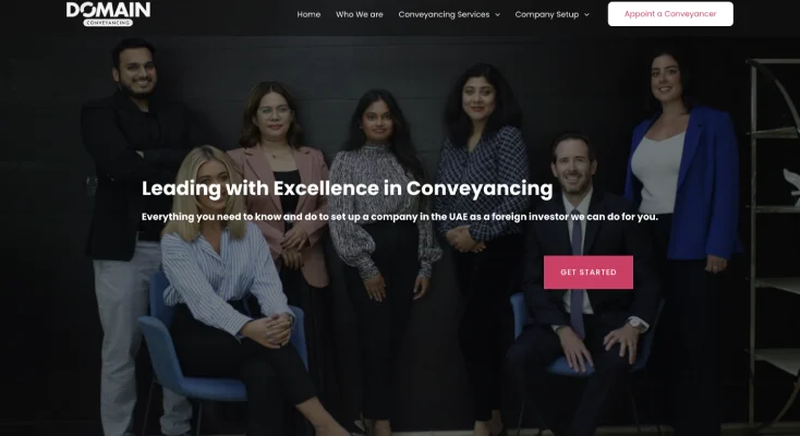 Domain Convey Website Design Case Study by BM Digital Marketing