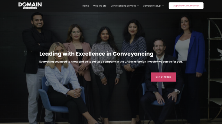 Domain Convey Website Design Case Study by BM Digital Marketing