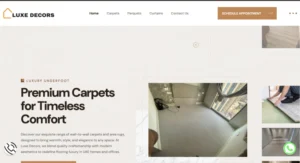 Luxe Decors - Website Design & Development Case Study