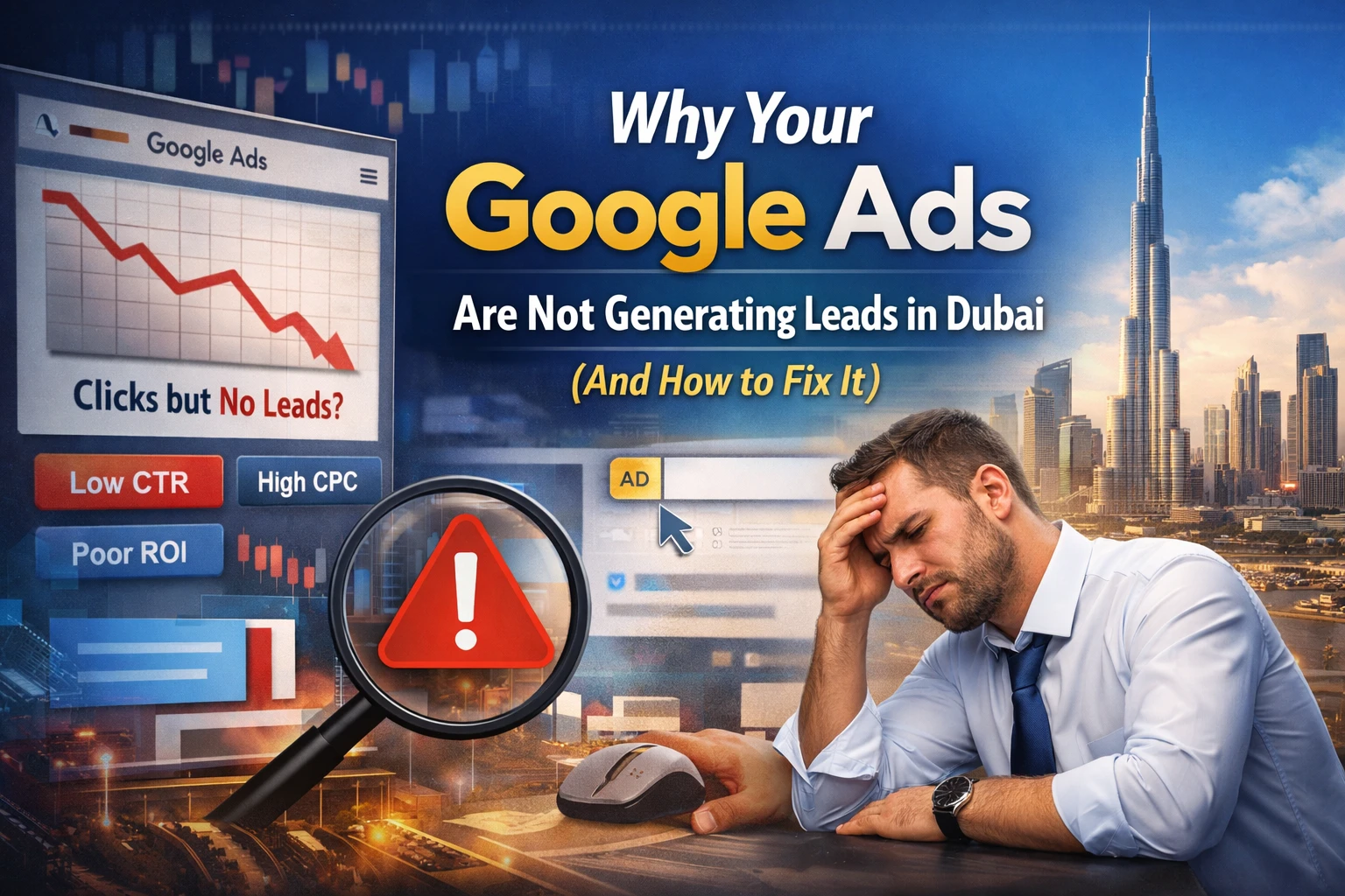 Why Your Google Ads Are Not Generating Leads in Dubai (And How to Fix It)