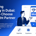 Dubai branding agency team discussing brand strategy for local businesses