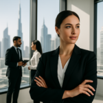 Professional branding elements displayed for Dubai business success