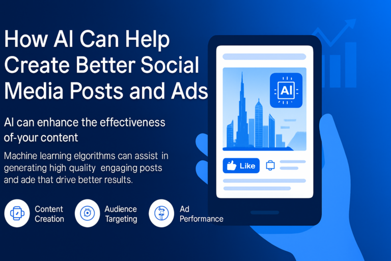 AI technology optimizing social media advertising for Dubai businesses