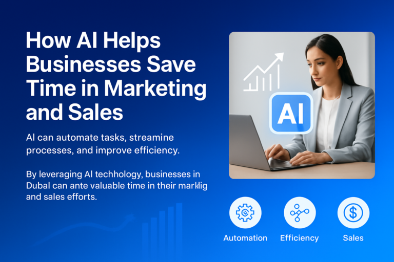 AI technology streamlining marketing and sales for businesses in Dubai