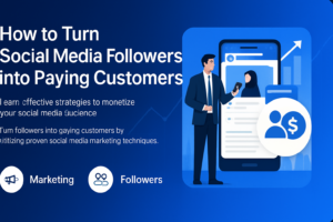 How to Turn Social Media Followers into Paying Customers