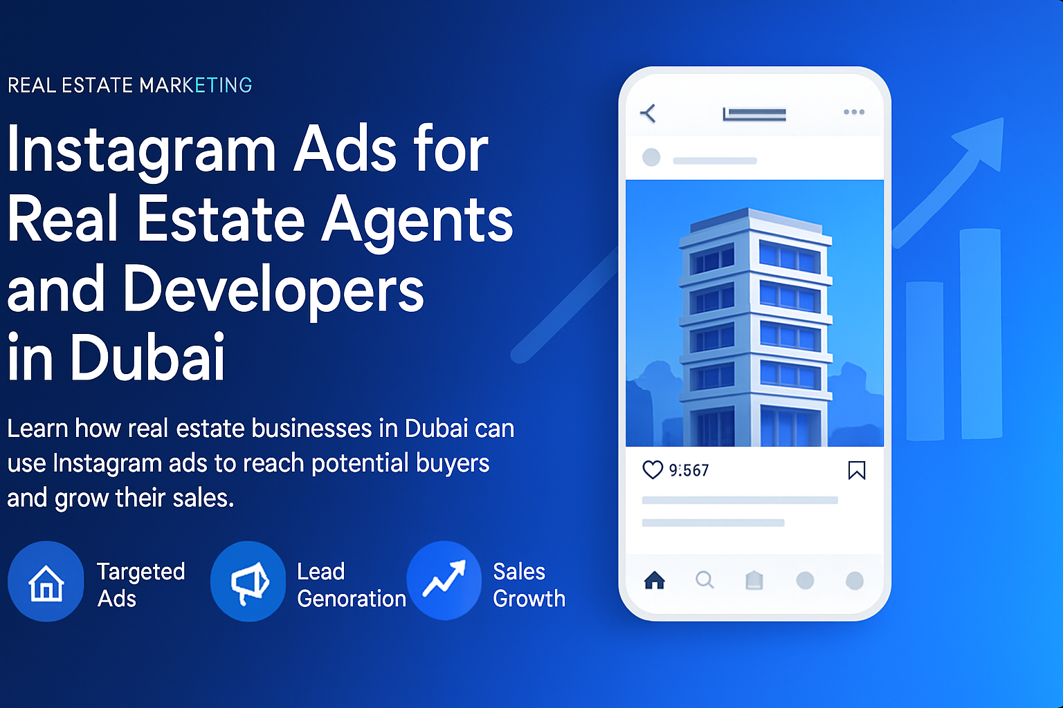 Dubai real estate Instagram ads for agents and developers