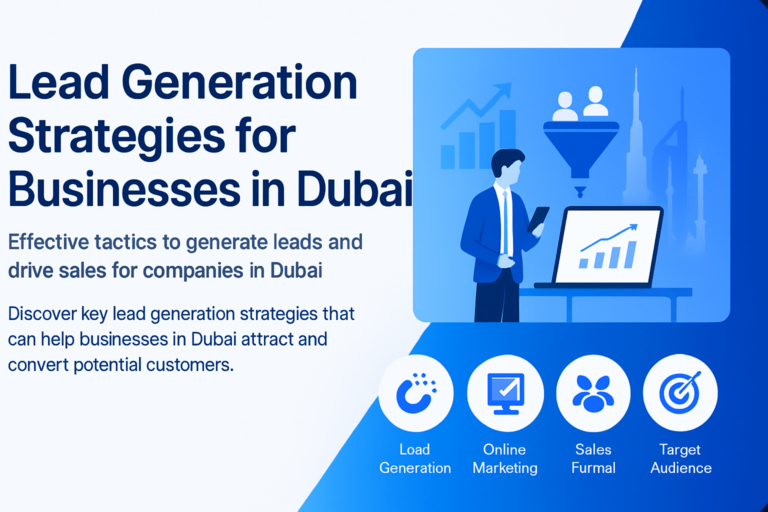 Lead generation strategies for Dubai businesses with digital marketing tools