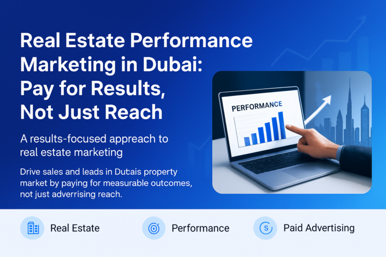Dubai real estate performance marketing campaign results on digital platforms