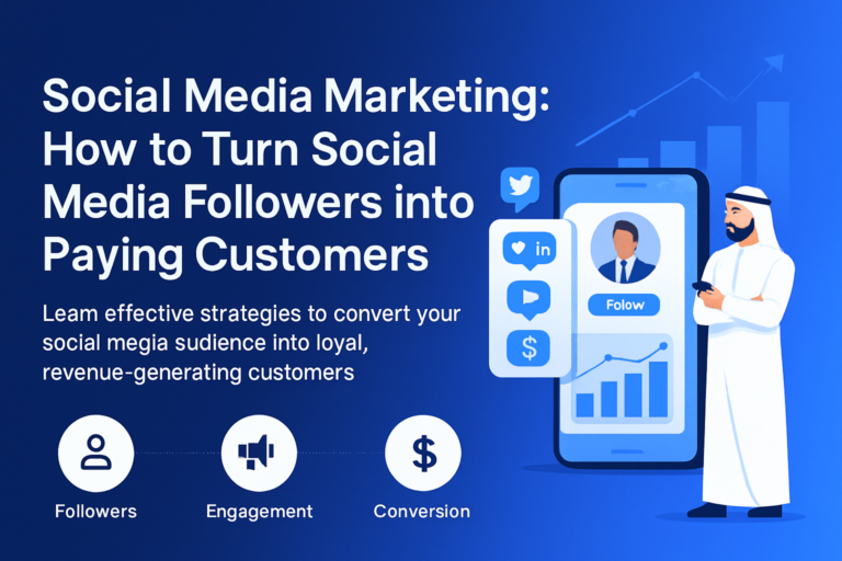 Social media marketing strategy to convert followers into customers in Dubai