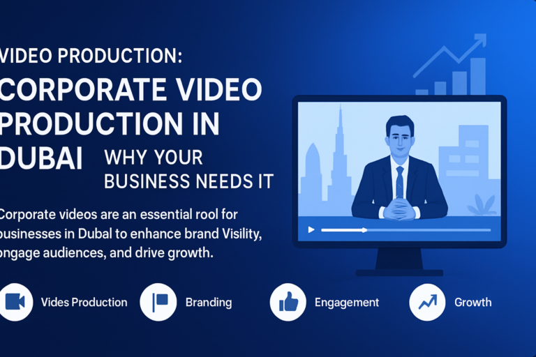 Corporate video production for business marketing in Dubai