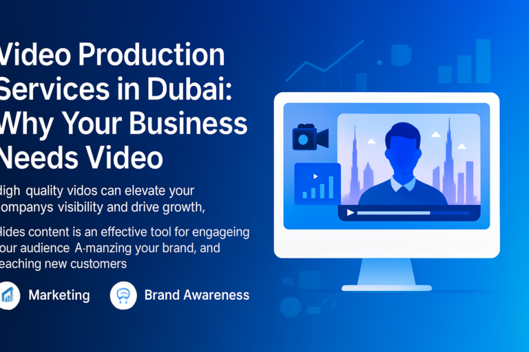 Professional video production services showcasing Dubai business marketing
