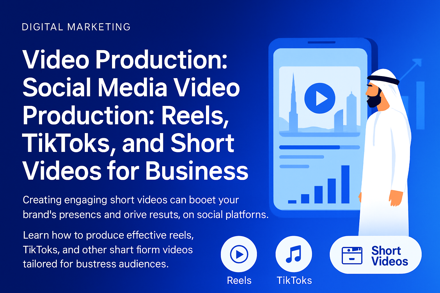 Social media video production with reels and TikToks for Dubai businesses