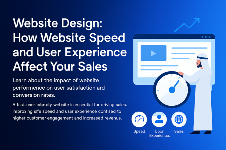 Website speed and user experience affecting sales for Dubai business website