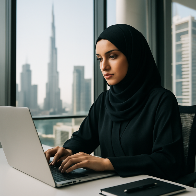 Professional website design for Dubai business showcasing modern responsive layout