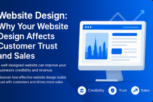 Dubai business website design increasing customer trust and sales