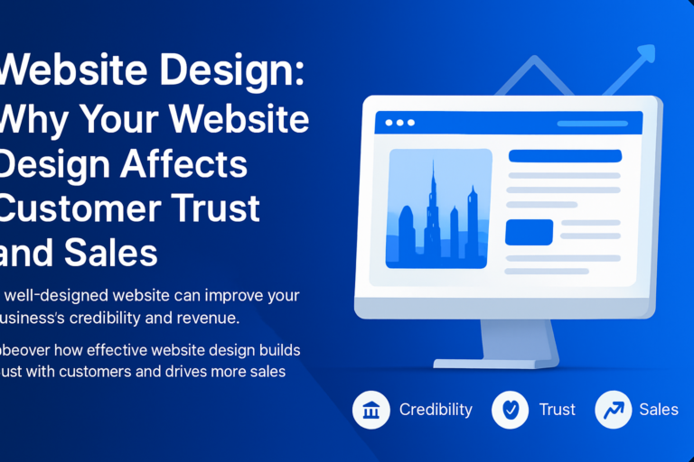 Dubai business website design increasing customer trust and sales