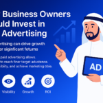 Business owner planning paid advertising campaign in Dubai office
