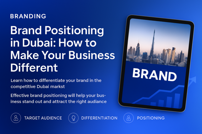 Brand positioning strategy for Dubai business differentiation