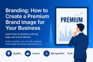 Premium brand image concept for Dubai business branding