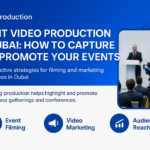 Event video production capturing a Dubai business conference