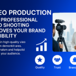 Professional video shooting enhancing brand credibility for a Dubai business