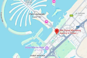 bm marketing google map pin location